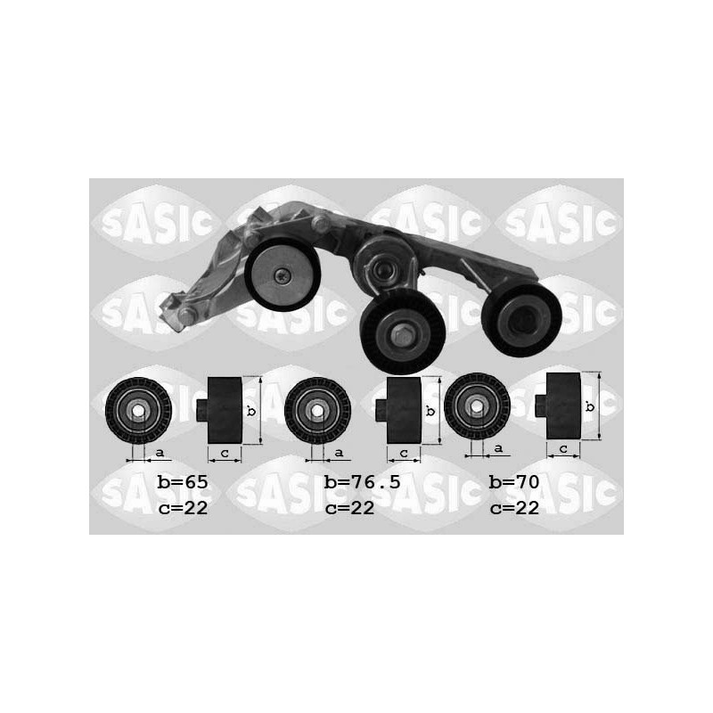 Tendeur de courroie (courroie d'accessoire) SASIC