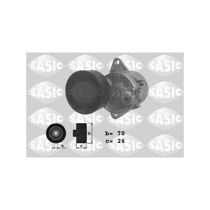 Tendeur de courroie (courroie d'accessoire) SASIC