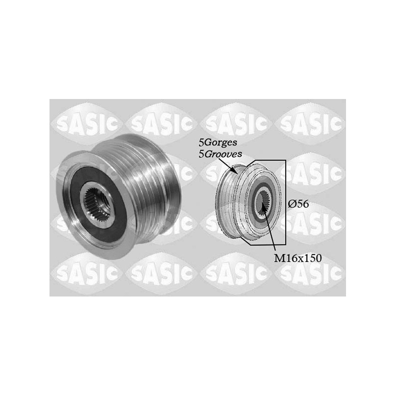Poulie roue libre (alternateur) SASIC