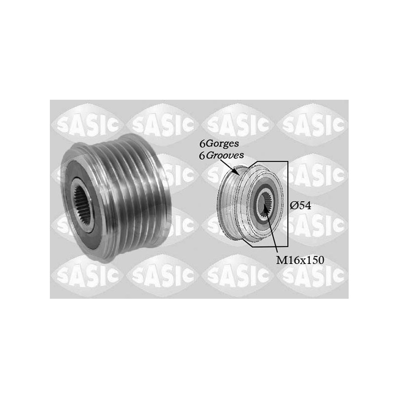 Poulie roue libre (alternateur) SASIC
