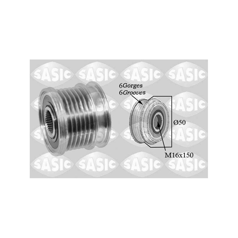 Poulie roue libre (alternateur) SASIC