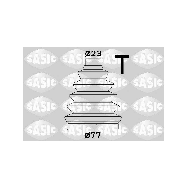 Jeu de joints-soufflets (Cardan) SASIC