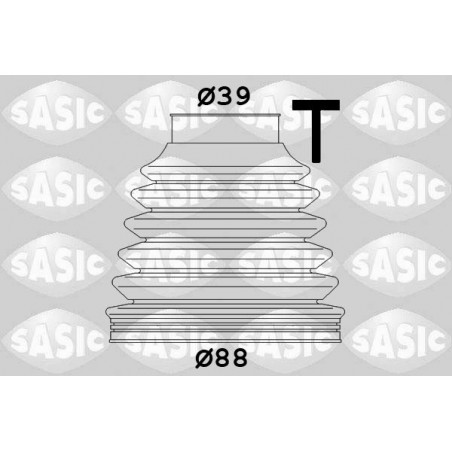 Jeu de joints-soufflets (Cardan) SASIC