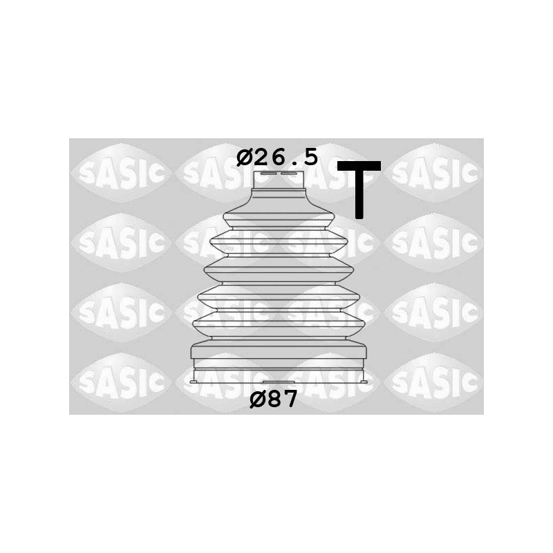 Jeu de joints-soufflets (Cardan) SASIC