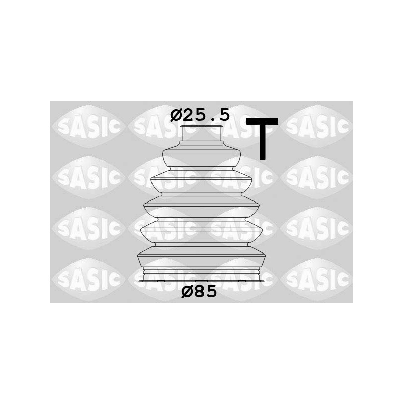 Jeu de joints-soufflets (Cardan) SASIC