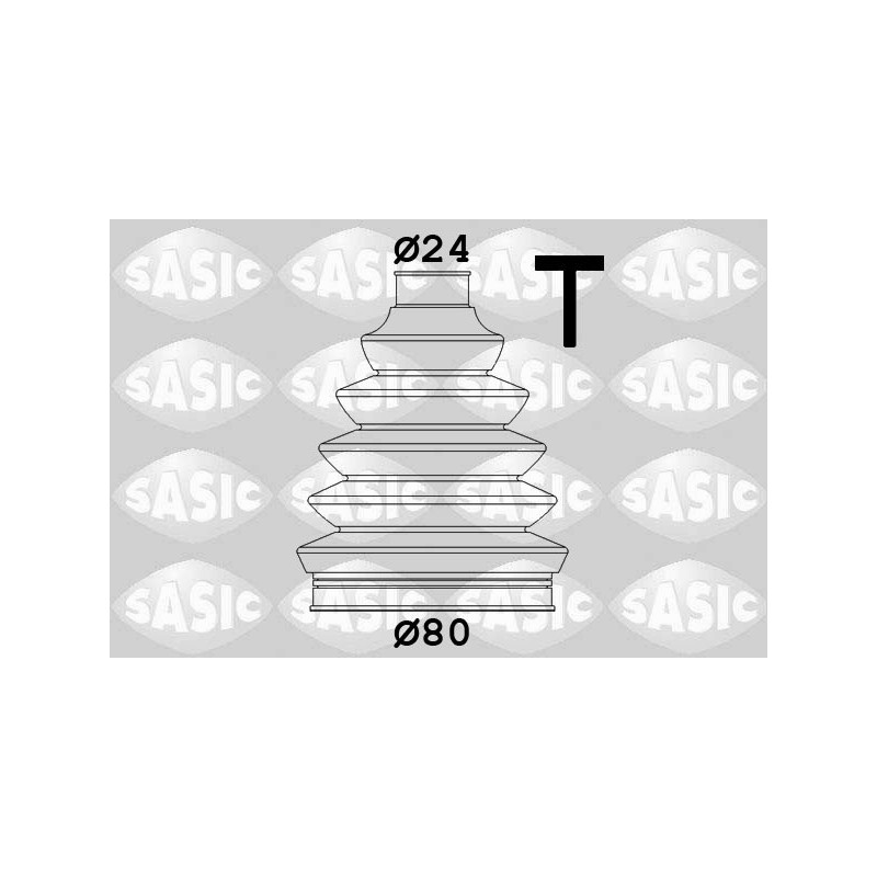 Jeu de joints-soufflets (Cardan) SASIC