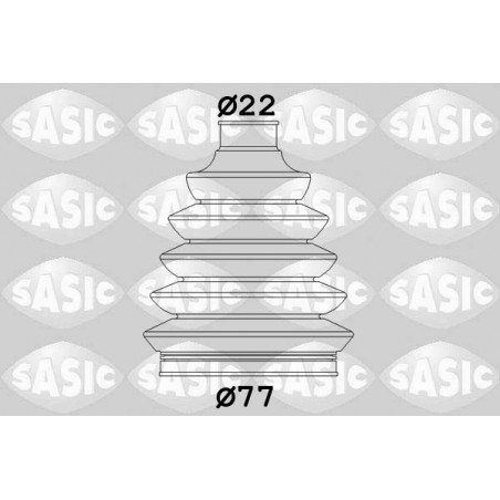 Jeu de joints-soufflets (Cardan) SASIC