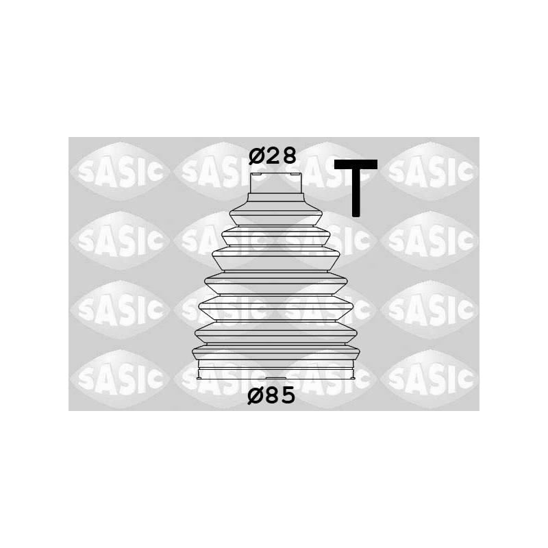 Jeu de joints-soufflets (Cardan) SASIC