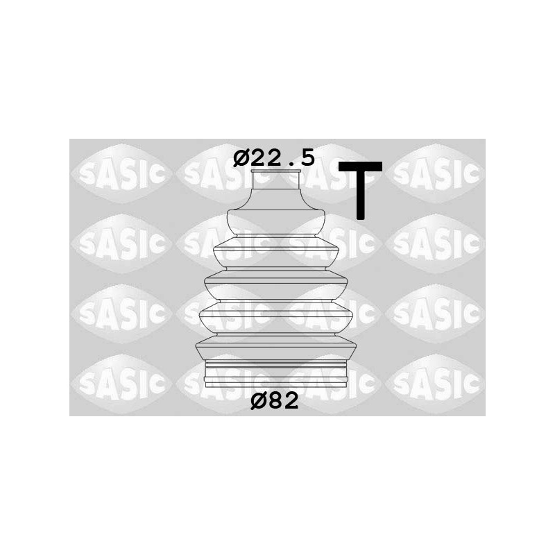 Jeu de joints-soufflets (Cardan) SASIC