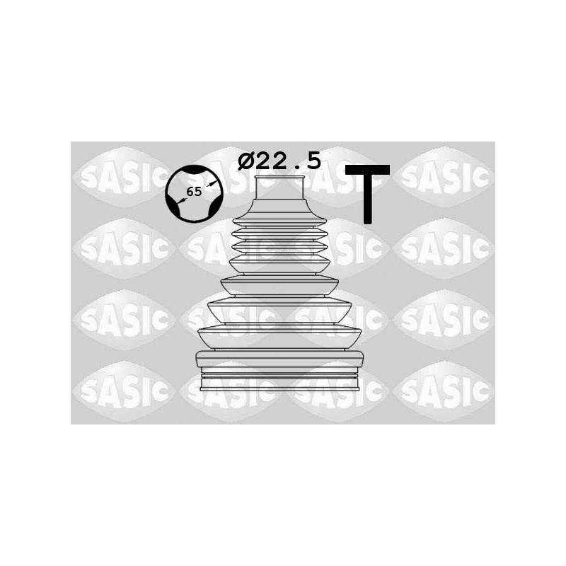 Jeu de joints-soufflets (Cardan) SASIC