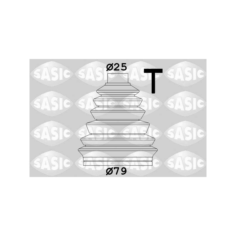 Jeu de joints-soufflets (Cardan) SASIC