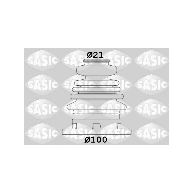 Jeu de joints-soufflets (Cardan) SASIC