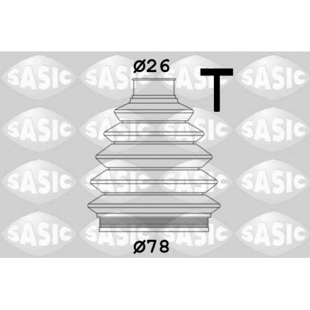 Jeu de joints-soufflets (Cardan) SASIC