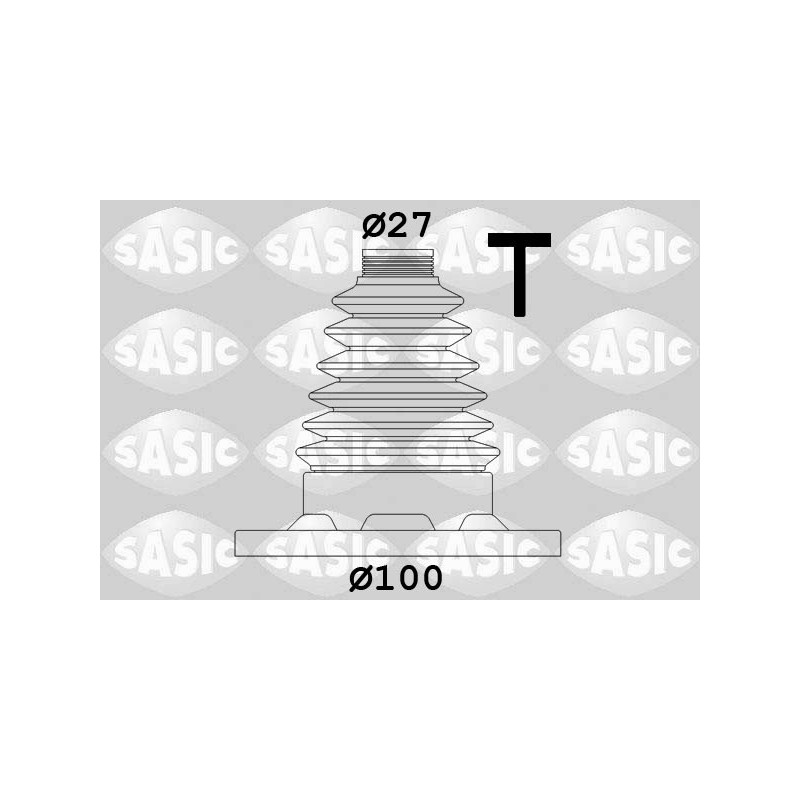 Jeu de joints-soufflets (Cardan) SASIC