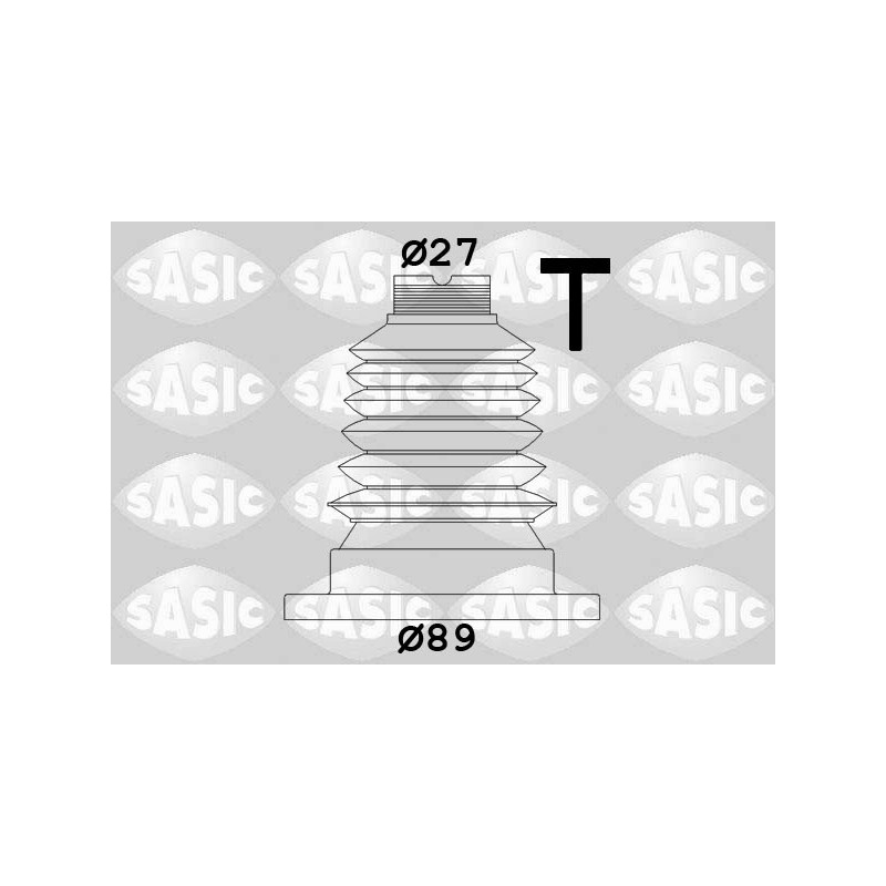 Jeu de joints-soufflets (Cardan) SASIC