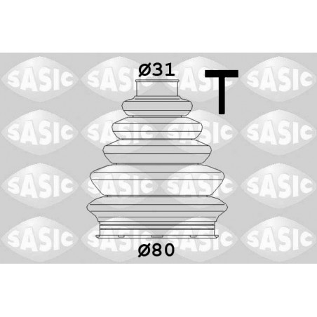 Jeu de joints-soufflets (Cardan) SASIC