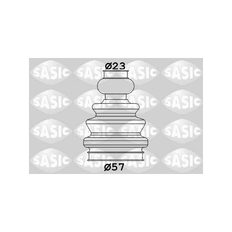 Jeu de joints-soufflets (Cardan) SASIC