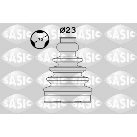 Jeu de joints-soufflets (Cardan) SASIC