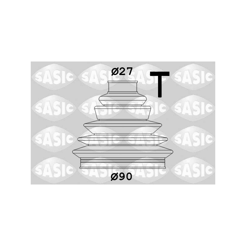 Jeu de joints-soufflets (Cardan) SASIC