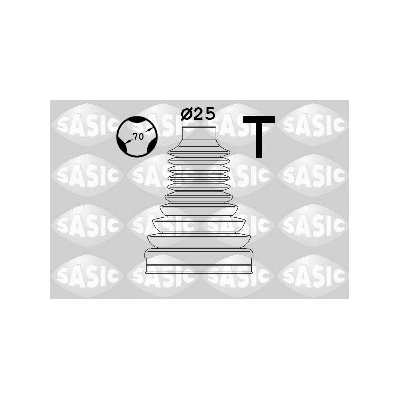 Jeu de joints-soufflets (Cardan) SASIC