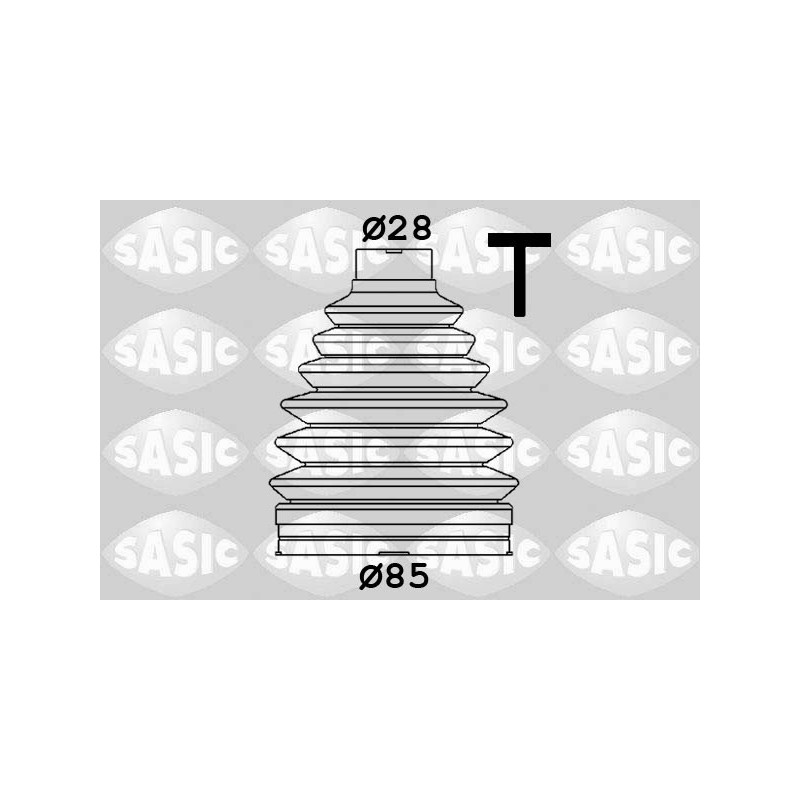 Jeu de joints-soufflets (Cardan) SASIC