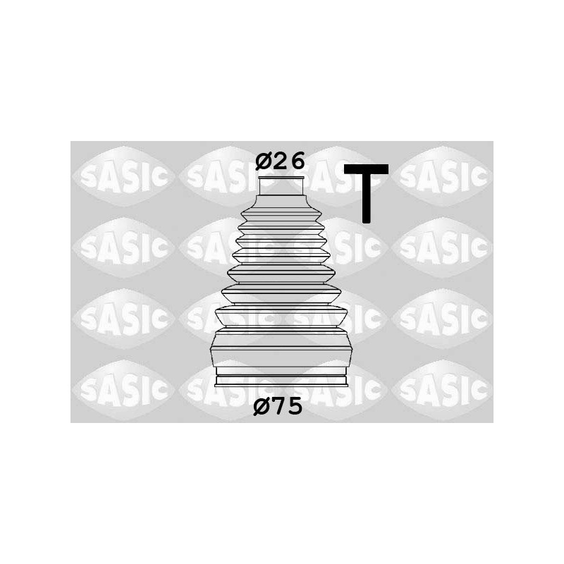 Jeu de joints-soufflets (Cardan) SASIC