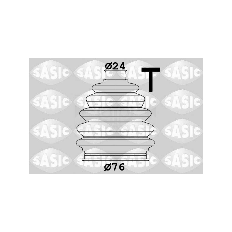 Jeu de joints-soufflets (Cardan) SASIC