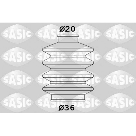 Jeu de joints-soufflets (Cardan) SASIC