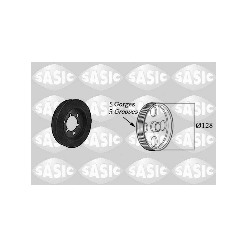 Poulie damper SASIC