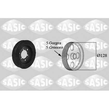 Poulie damper SASIC