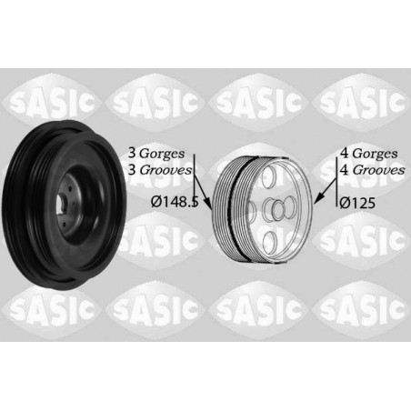 Poulie damper SASIC