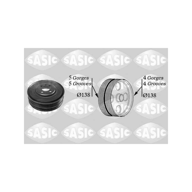 Poulie damper SASIC