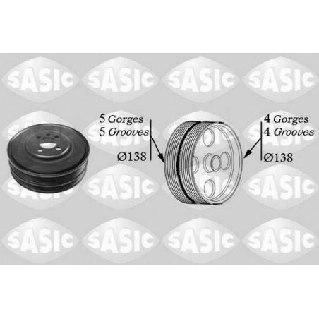 Poulie damper SASIC
