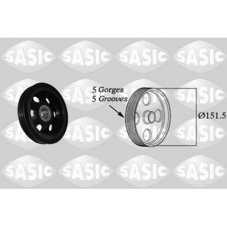 Poulie damper SASIC