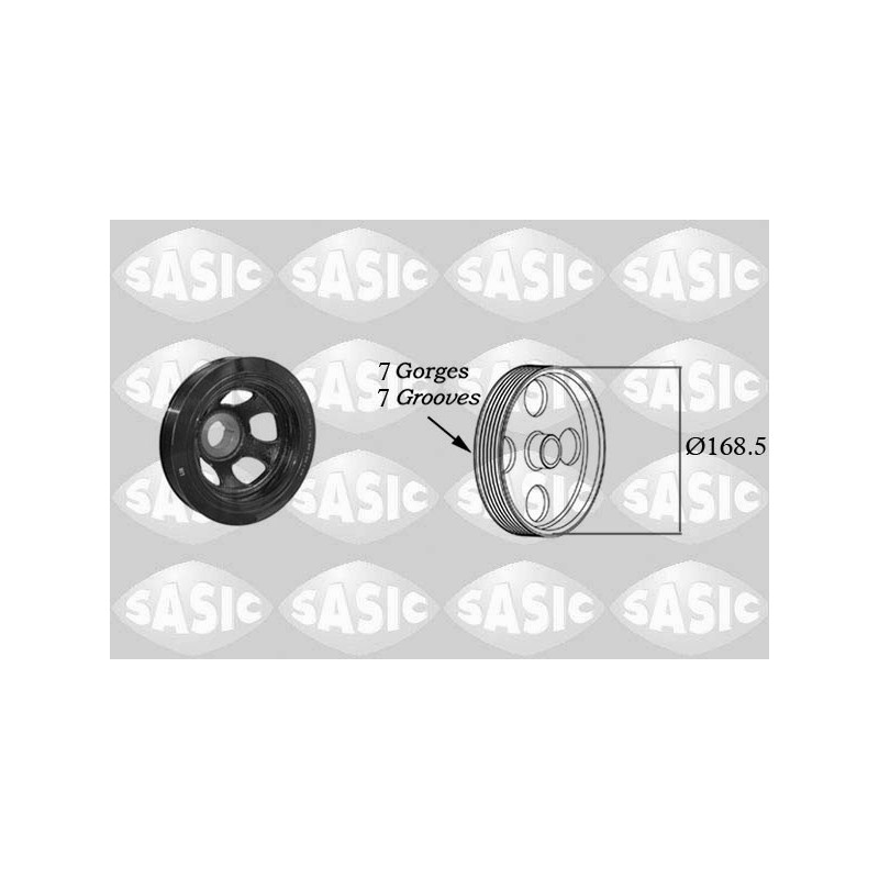 Poulie damper SASIC
