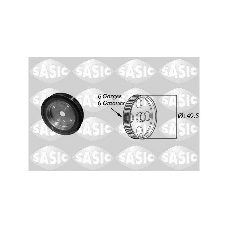 Poulie damper SASIC