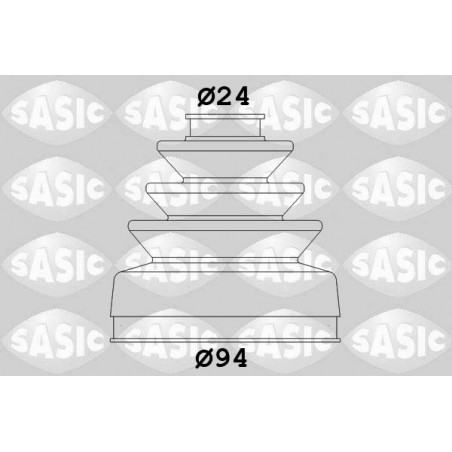 Jeu de joints-soufflets (Cardan) SASIC