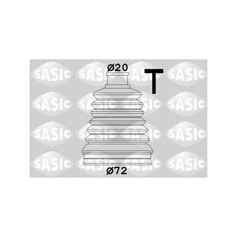 Jeu de joints-soufflets (Cardan) SASIC