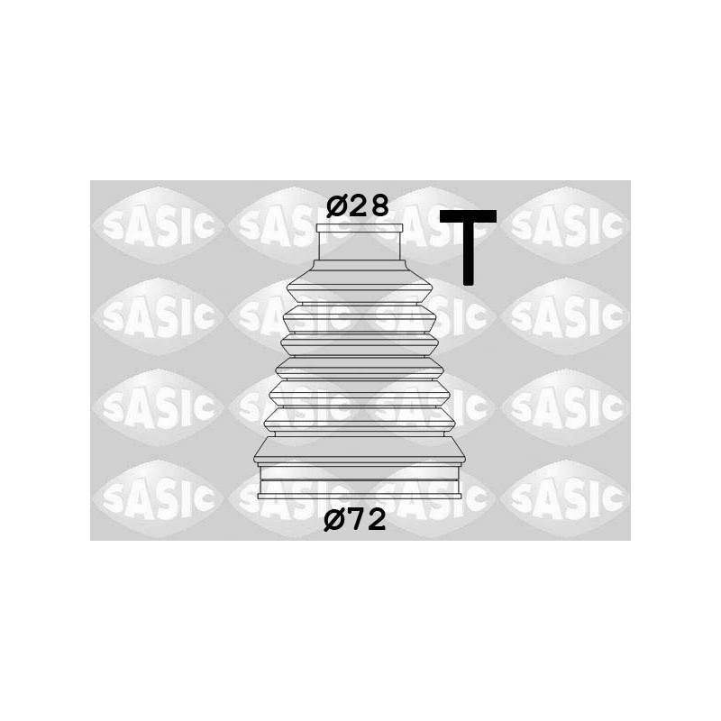 Jeu de joints-soufflets (Cardan) SASIC