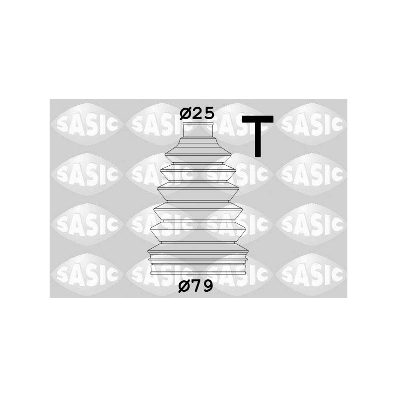 Jeu de joints-soufflets (Cardan) SASIC