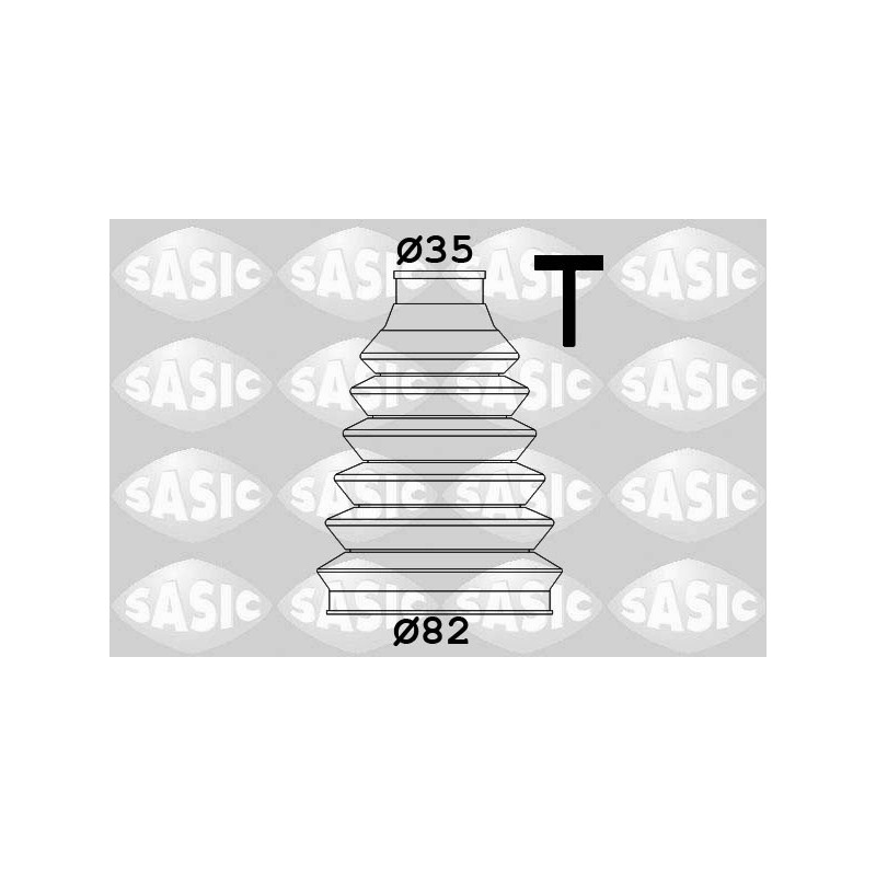 Jeu de joints-soufflets (Cardan) SASIC