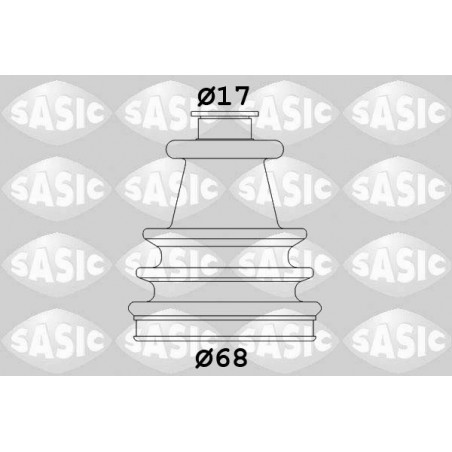 Jeu de joints-soufflets (Cardan) SASIC