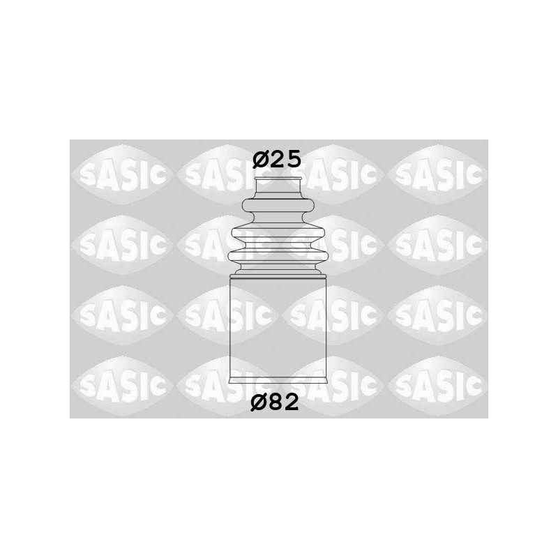 Jeu de joints-soufflets (Cardan) SASIC