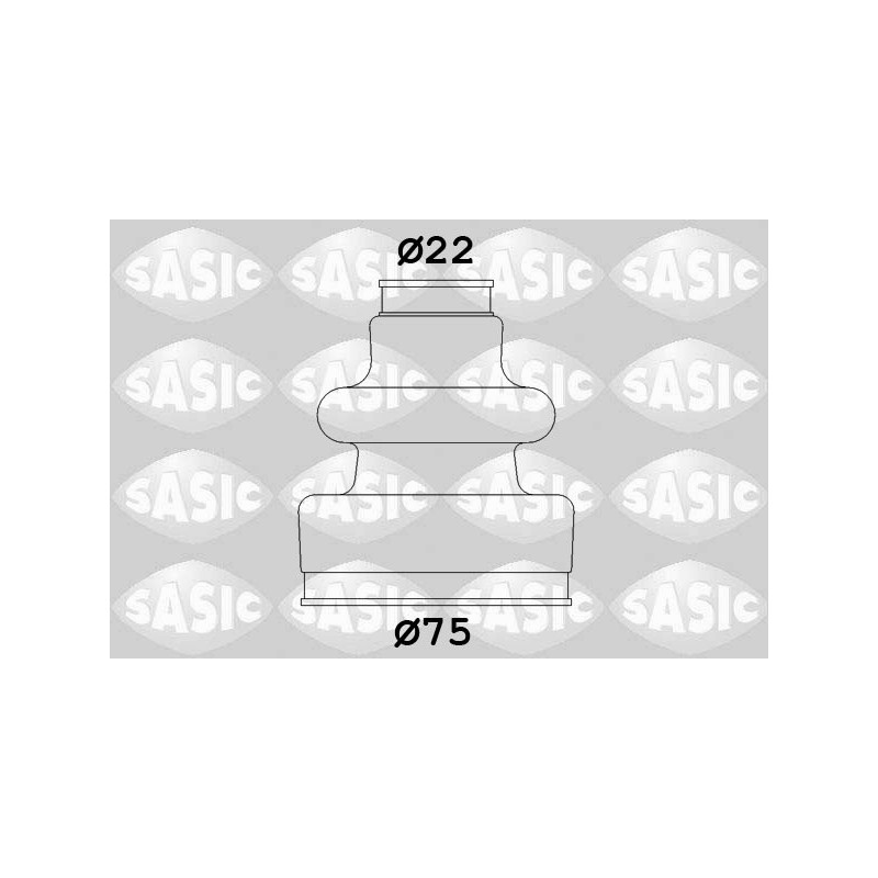 Jeu de joints-soufflets (Cardan) SASIC