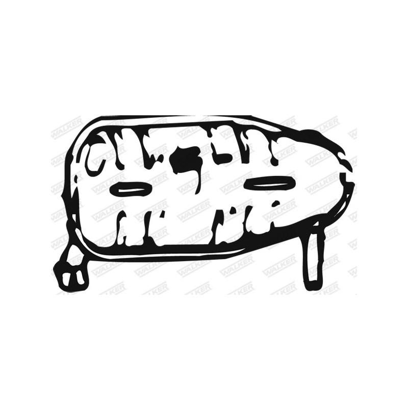 Silencieux avant WALKER