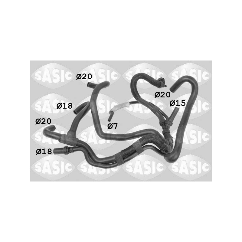 Durite de radiateur SASIC