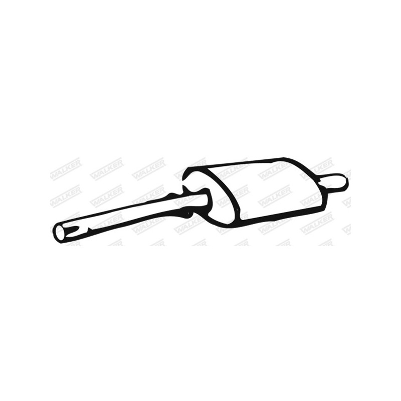 Silencieux avant WALKER