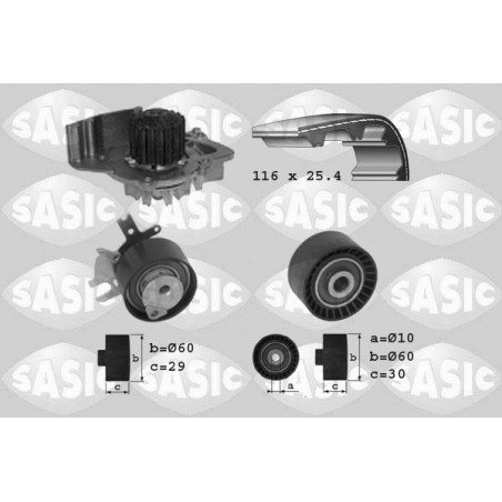 Kit de distribution + pompe à eau SASIC