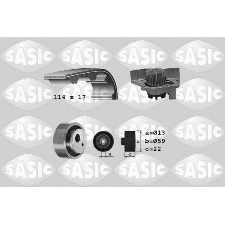 Kit de distribution + pompe à eau SASIC