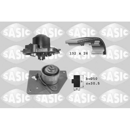 Kit de distribution + pompe à eau SASIC